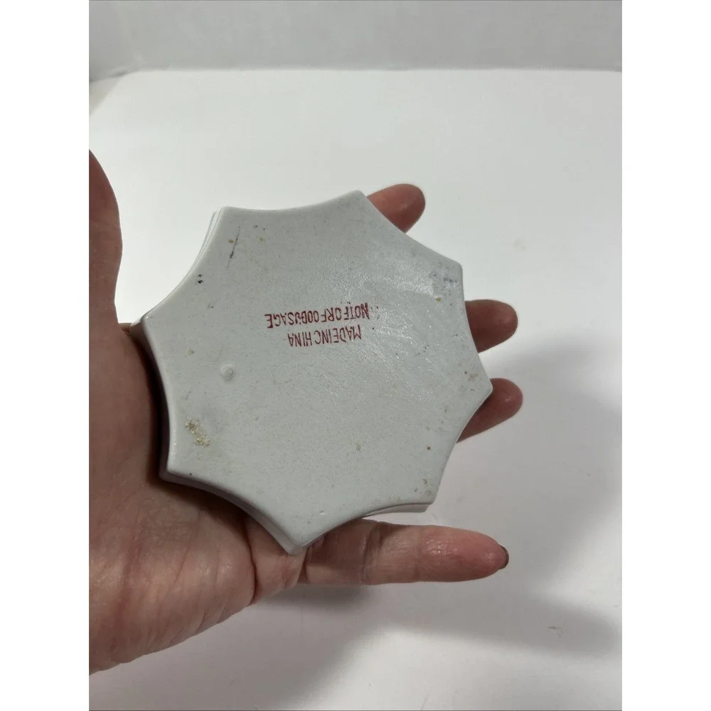 Vintage Porcelain‎ Bird Trinket Dish Ring Holder 4 Inches